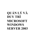 Quan ly va duy tri microsoft windows server 2003