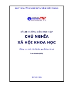 Giao trinh chủ nghĩa xã hội khoa học