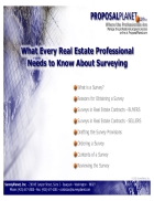 What every real estate professional needs to know about surveying