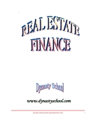 Real estate finance