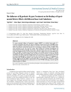 Báo cáo y học The Influence of Hyperbaric Oxygen Treatment on the Healing of Experimental Defects Filled with Different Bone Graft Substitutes