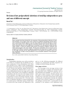 Báo cáo y học Revision of late periprosthetic infections of total hip endoprostheses pros and cons of different concepts