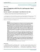 Báo cáo y học Effects of Flurbiprofen on CRP TNF α IL 6 and Postoperative Pain of Thoracotomy