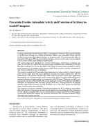 Báo cáo y học Pravastatin Provides Antioxidant Activity and Protection of Erythrocytes Loaded Primaqe