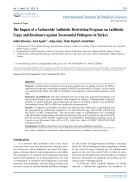 Báo cáo y học The Impact of a Nationwide Antibiotic Restriction Program on Antibiotic Usage and Resistance against Nosocomial Pathogens in Turkey