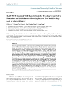 Báo cáo y học MALDI TOF MS Combined With Magnetic Beads for Detecting Serum Protein Biomarkers and Establishment of Boosting Decision Tree Model for Diagnosis of Colorectal Cancer