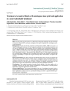 Báo cáo y học Treatment of oroantral fistula with autologous bone graft and application of a non reabsorbable membrane