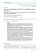 Báo cáo y học the Value of Serum Biomarkers Bc1 Bc2 Bc3 in the Diagnosis of Early Breast Cancer