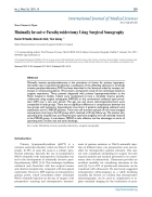 Báo cáo y học Minimally Invasive Parathyroidectomy Using Surgical Sonography