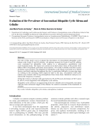 Báo cáo y học Evaluation of the Prevalence of Concomitant Idiopathic Cyclic Edema and Cellulit