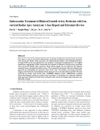 Báo cáo y học Endovascular Treatment of Bilateral Carotid Artery Occlusion with Concurrent Basilar