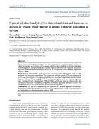 Báo cáo y học Segment orientated analysis of two dimensional strain and strain rate as assessed by velocity vector imaging in patients with acute myocardial infarction