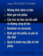 Phân tích đầu tư trái phiếu