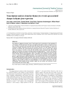 Báo cáo y học Transcriptome analysis of murine thymocytes reveals age associated changes in thymic gene expression