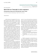 Báo cáo y học Optical Coherence Tomography in ocular toxoplasmosis