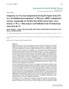 Báo cáo y học Comparison of a Two Lead Computerized Resting ECG Signal Analysis Device the MultiFunction CardioGramsm or MCG a k a 3DMP to Quantitative Coronary Angiography for the Detection of Relevant Coronary Artery Stenosis 70