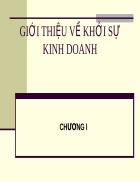 Giới thiệu khởi sự kinh doanh