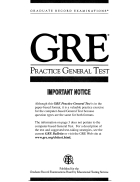 GRE Practice General Test