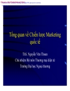 Tổng quan về các chiến lược marketing quốc tế