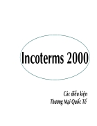 Điều kiện thương mại quốc tế incoterm