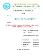 Chien luoc ngoai thuong viet nam thoi dai toan cau hoa