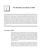 The Breadth and Depth of DSP