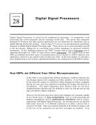 Digital Signal Processors