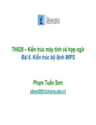 Kiến trúc bộ lệnh MIPS