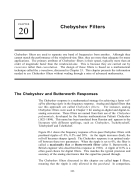 Chebyshev Filters