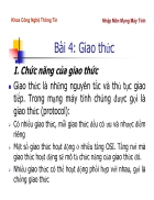 Giao thức truyền thông