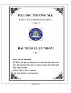 Tạo lập các bảng tính Excel để giải quyết bài toán Theo dõi doanh thu bán điện của một chi nhánh điện thành phố trong 1 quý của năm