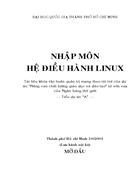 Nhập môn hệ điều hành Linux