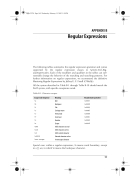 Regular Expressions