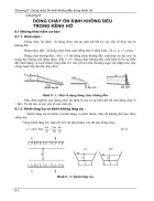 Dòng chảy ổn định không đều trong kênh hở