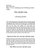 Máy cấp liệu rung vibrating feeder