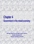 Government in the mixed economy