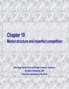 Market structure and imperfect competition