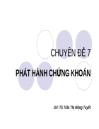 Phát hành chứng khoán