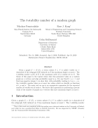 The t stability number of a random graph