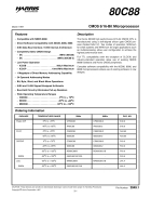 80C88 CMOS 8 16 Bit Microprocessor