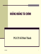 Khủng hoảng tài chính