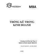 Thạc sĩ thống kê kinh doanh