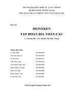 Tiểu luận Tập đoàn Heiniken