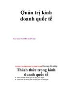 Quản trị kinh doanh quốc tế