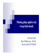 Phương pháp nghiên cứu trong kinh doanh