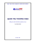 Quản trị thương hiệu 1