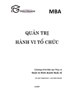 Quản trị hành vi tổ chức