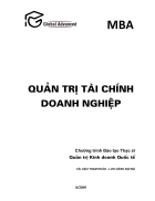 Quản trị tài chính doanh nghiệp 1