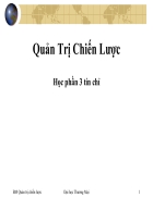 Quản trị chiến lước 11 phần