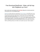 Video call hội họp trên PlayBook cực Cool